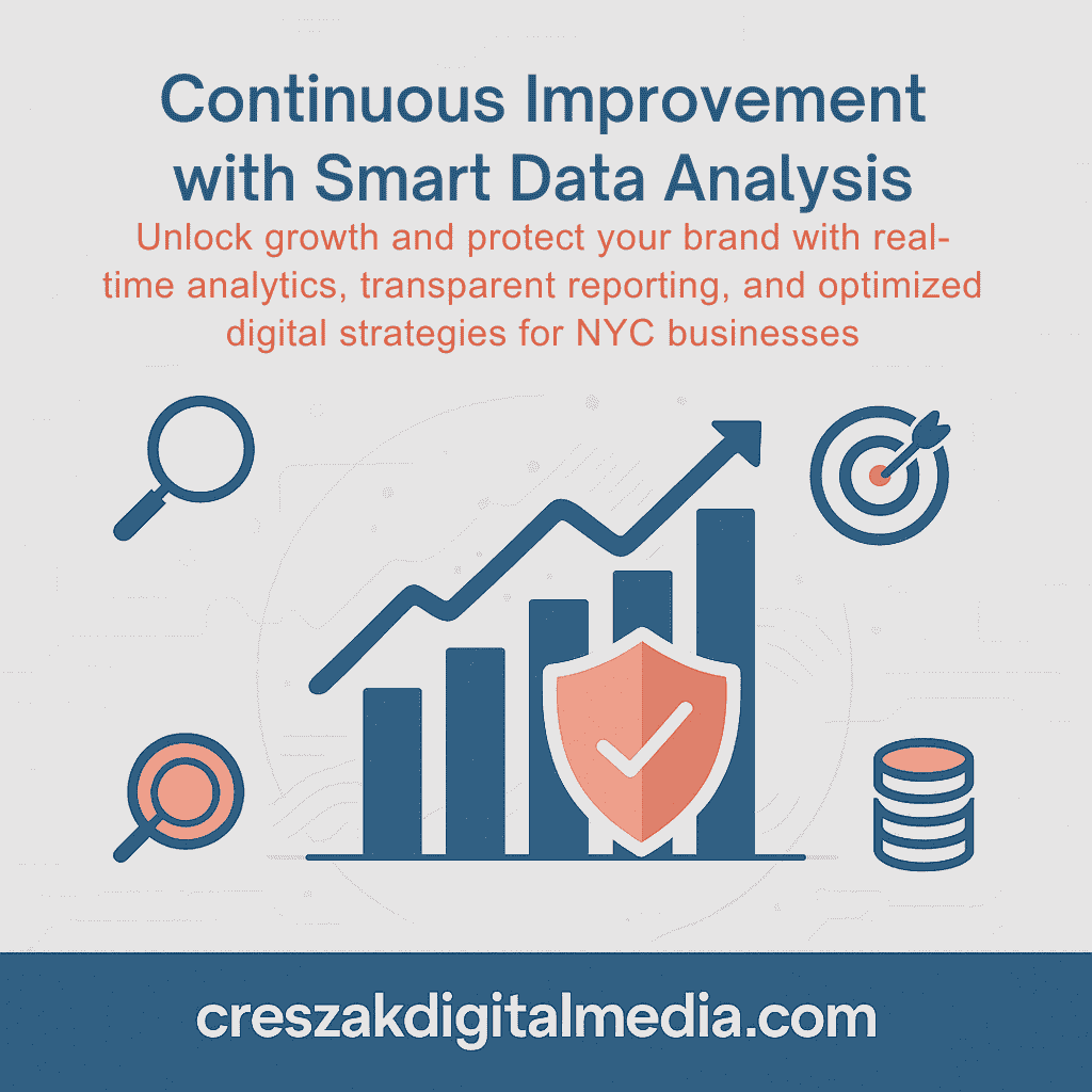 Digital Marketing Services in New York improving results through data analysis and SEO optimization by CresZak Digital Media