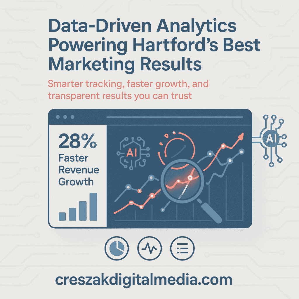 Digital Marketing Services in Hartford using data analytics to improve campaign performance by CresZak Digital Media