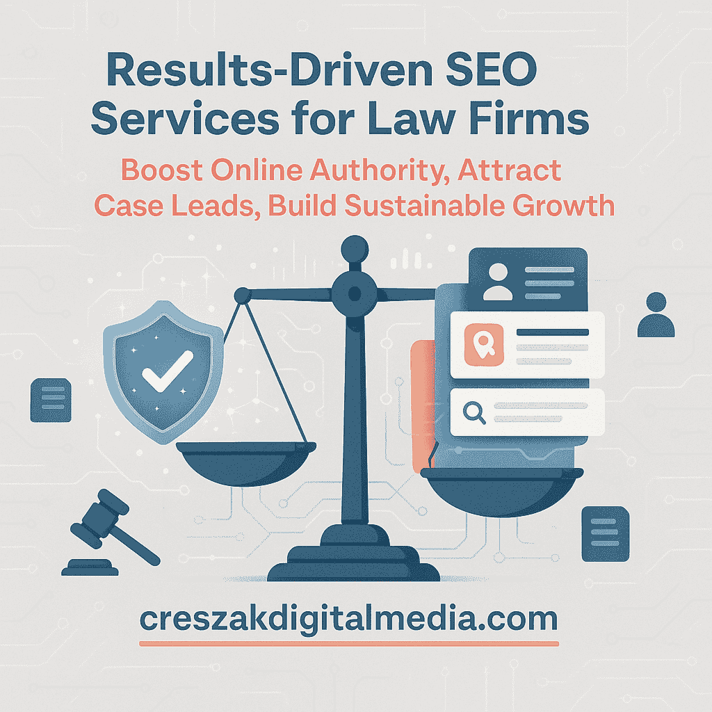 Essential components making SEO services for lawyers effective and results-driven by CresZak Digital Media agency