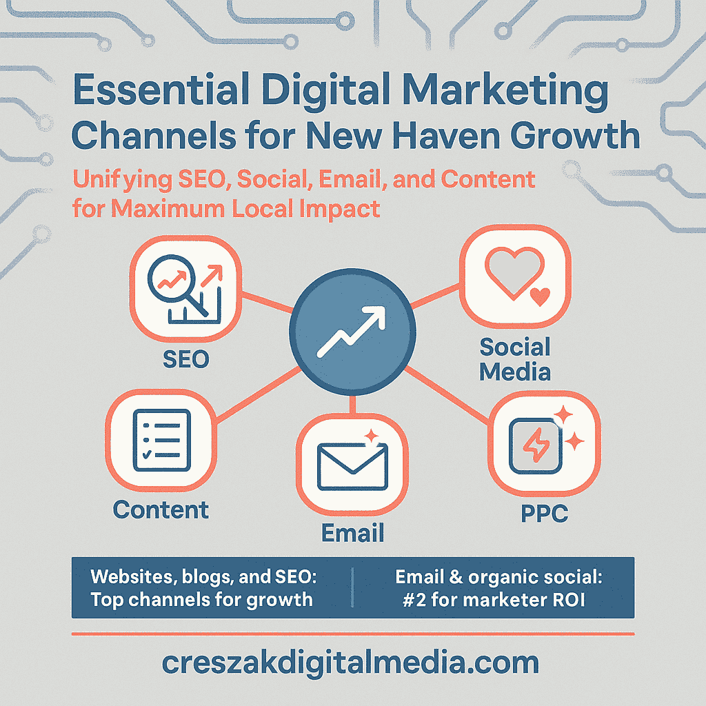 Digital Marketing Services in New Haven helping small businesses understand SEO strategy by CresZak Digital Media
