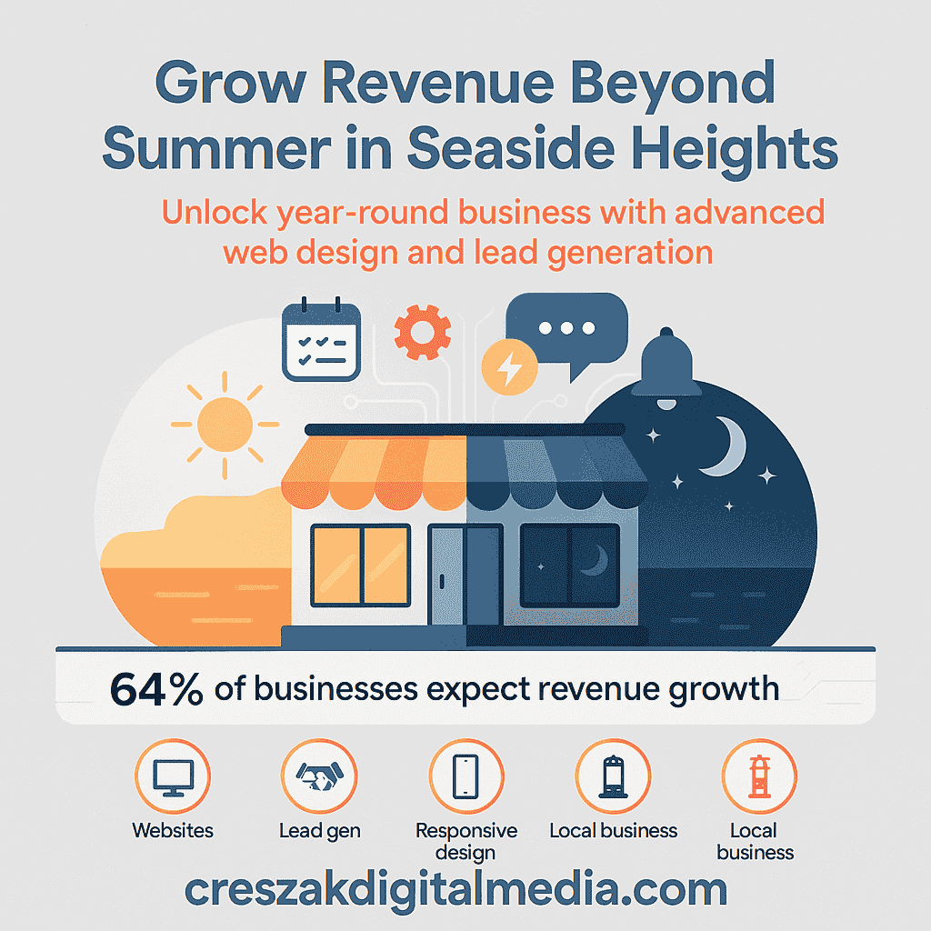 Understanding Web Design Services in Seaside Heights for shore businesses with responsive website development by CresZak Digital Media