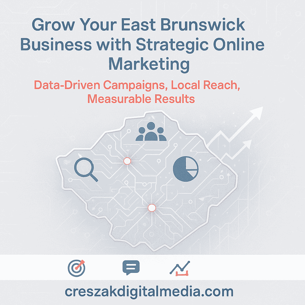 Digital Marketing Services in East Brunswick helping businesses grow through strategic online marketing by CresZak Digital Media