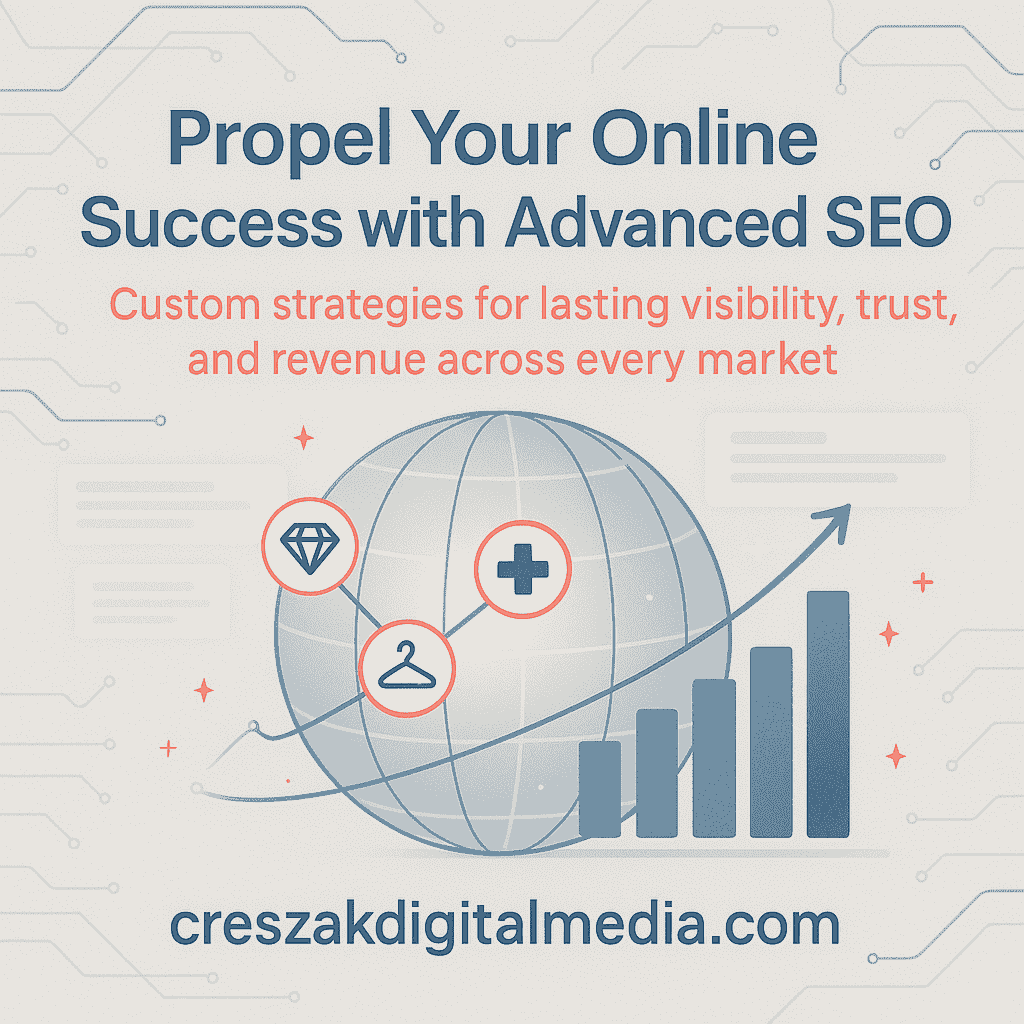 Know the benefits of search engine optimization with SEO services for industries we serve by CresZak Digital Media