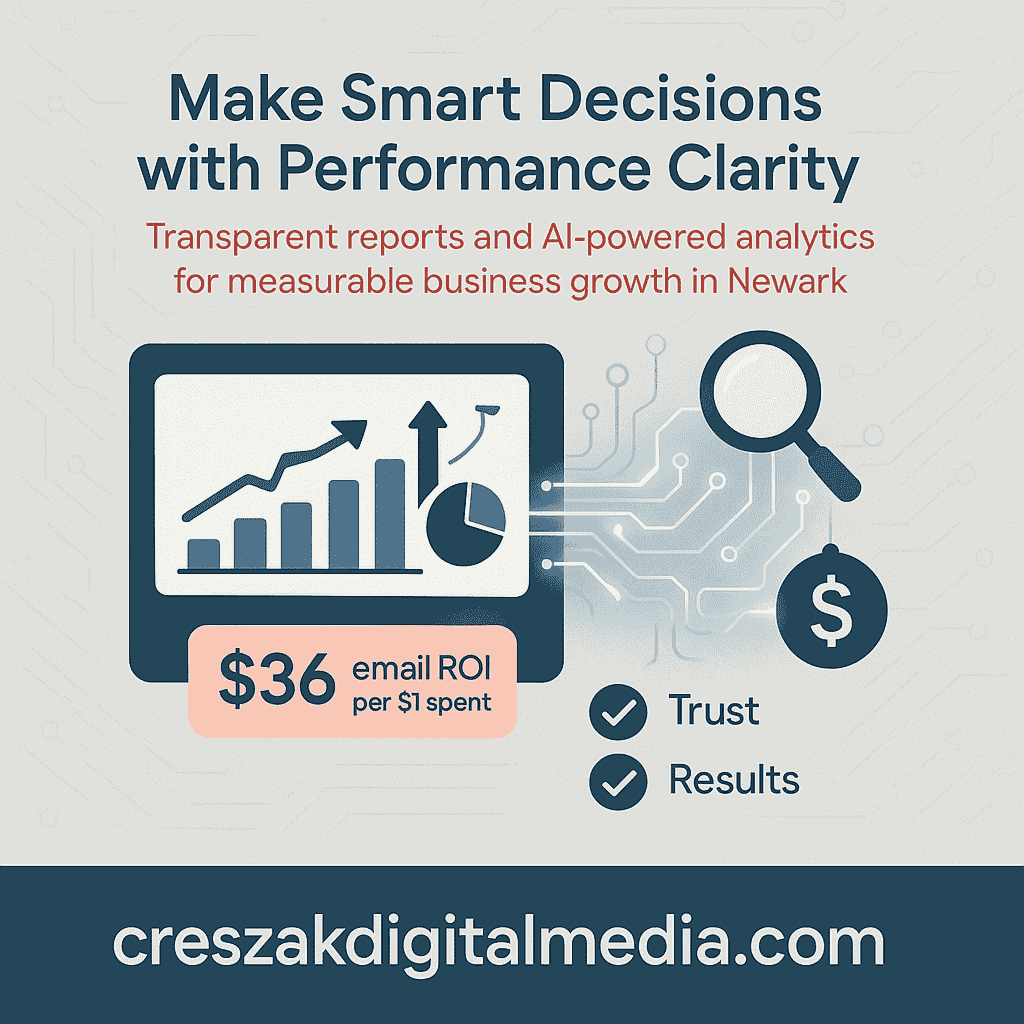 Digital Marketing Services in Newark using analytics insights for smarter marketing decisions by CresZak Digital Media