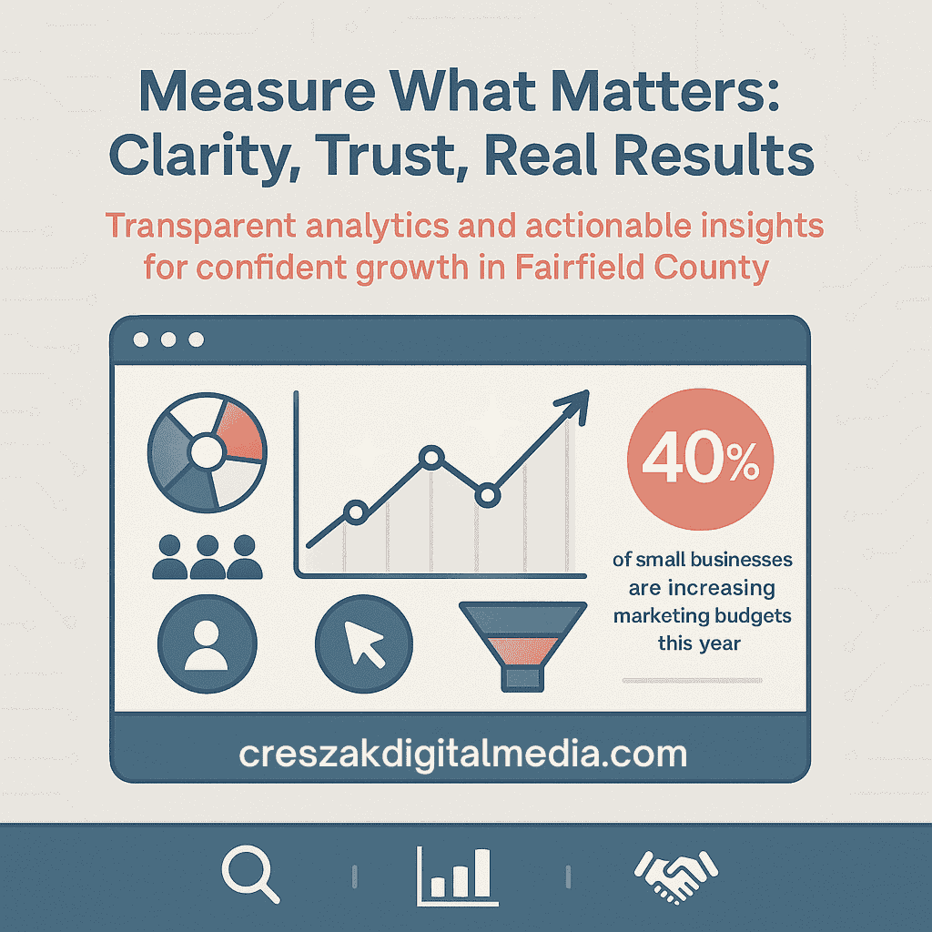Digital Marketing Services in Bridgeport using analytics reporting to measure campaign success by CresZak Digital Media