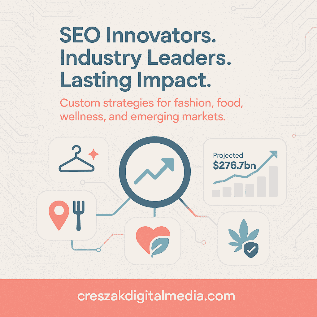 Meet search engine optimization strategists of CresZak Digital Media offering SEO services for industries we serve
