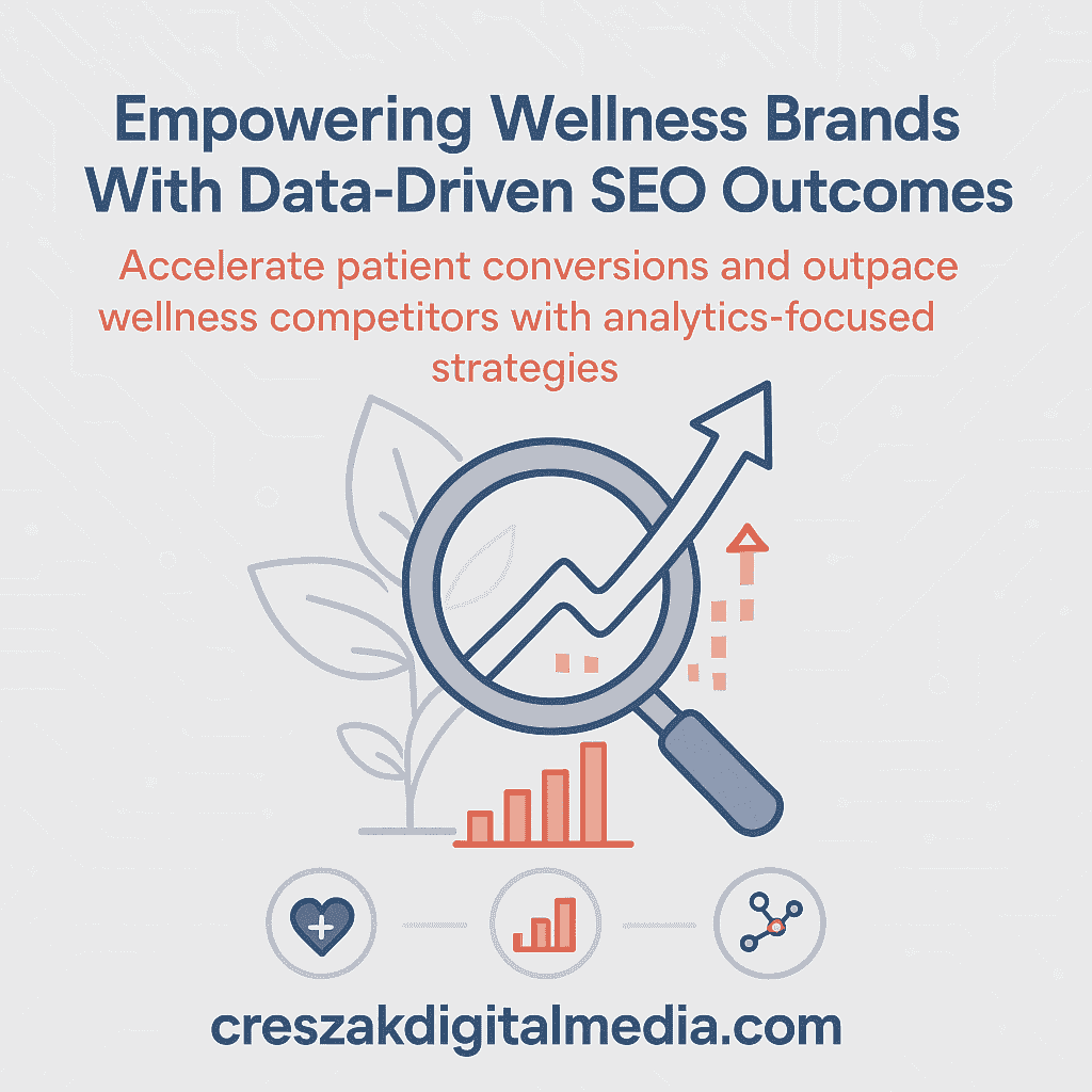Partnering with analytics-focused SEO services for health and wellness experts by CresZak Digital Media agency
