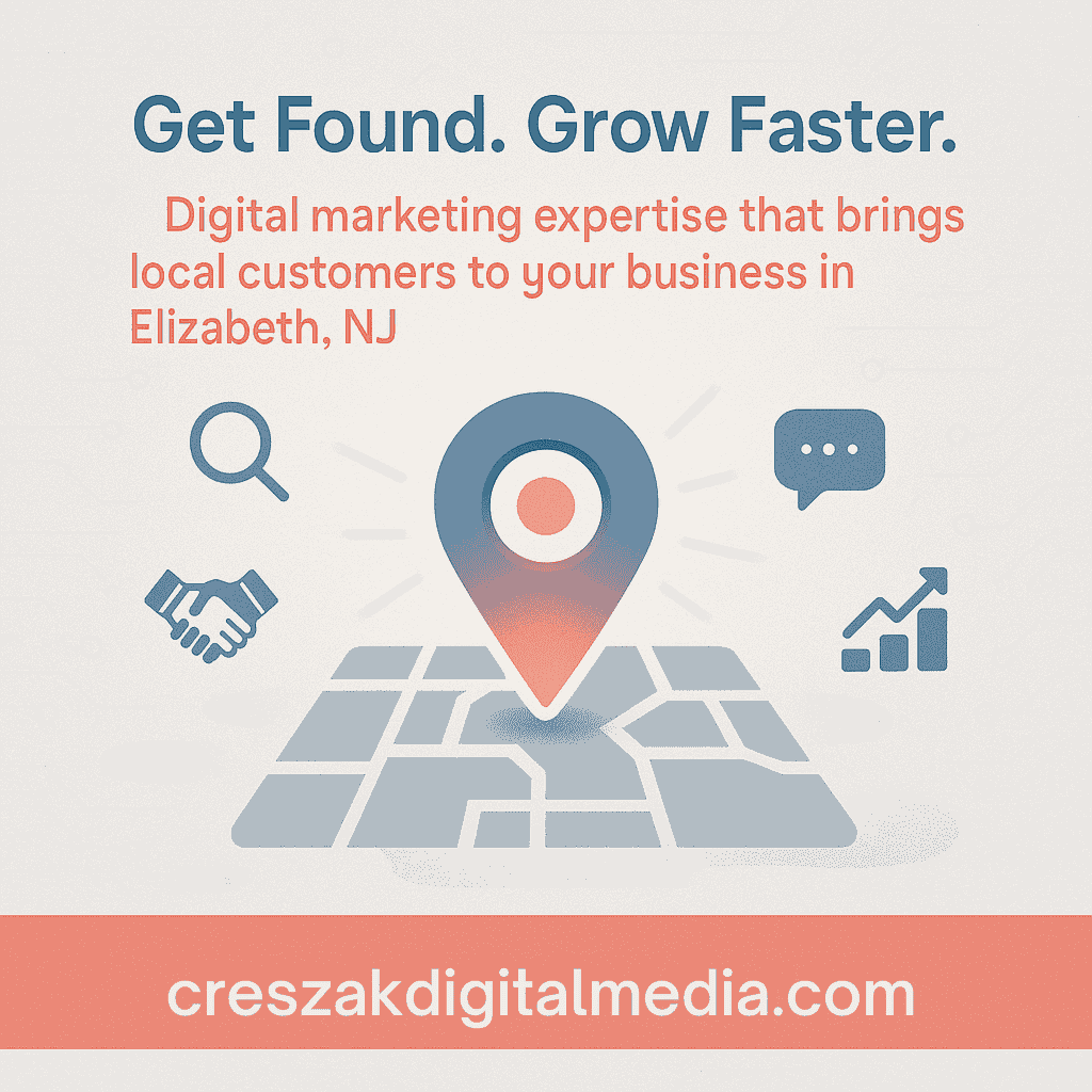 Digital Marketing Services in Elizabeth using proven SEO strategies to bring customers by CresZak Digital Media