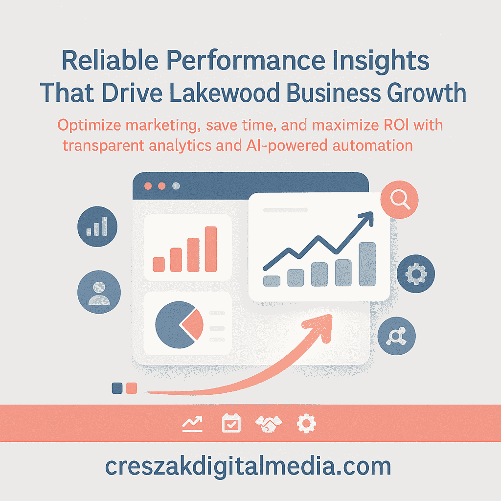 Digital Marketing Services in Lakewood using analytics tracking to optimize campaign performance by CresZak Digital Media
