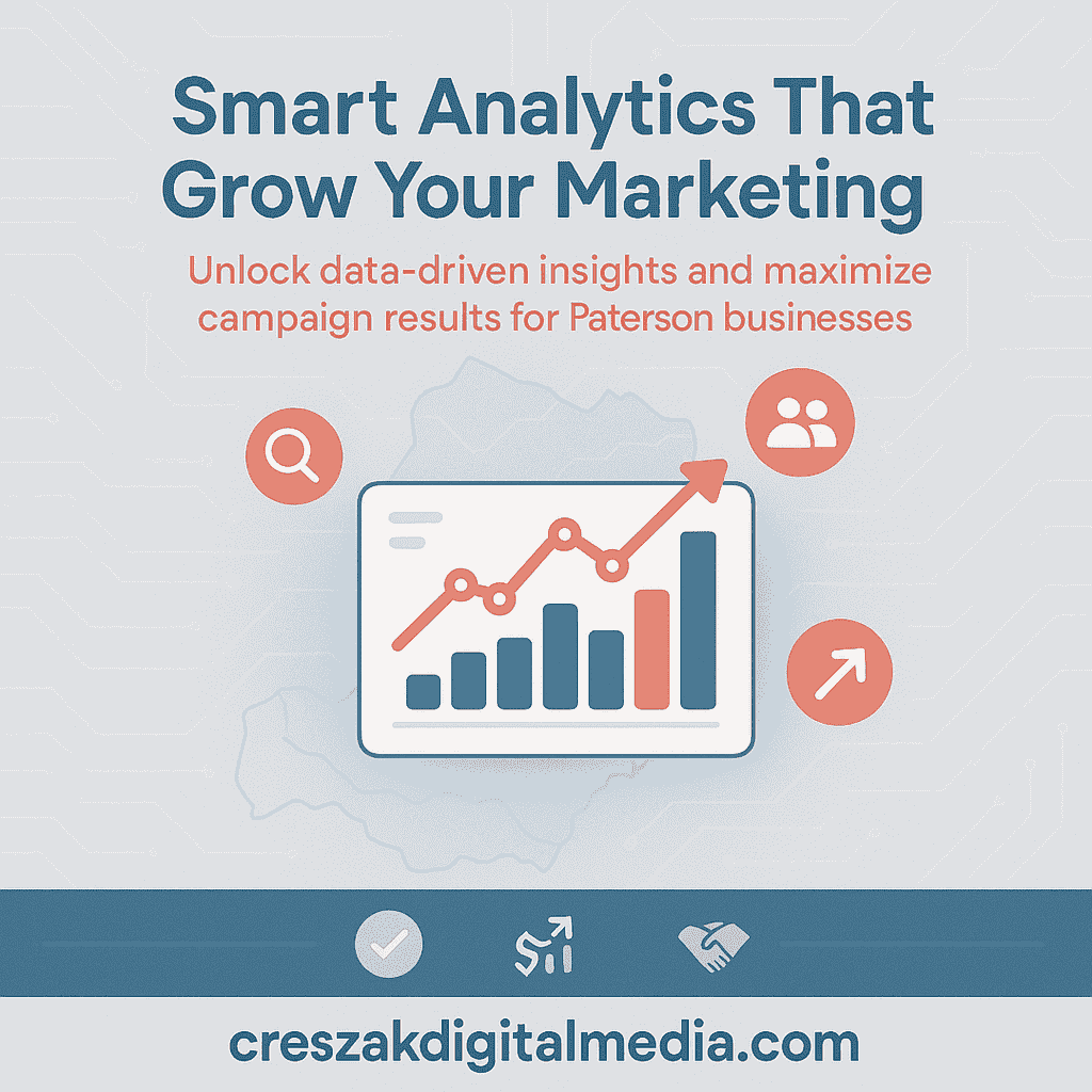 Digital Marketing Services in Paterson using analytics insights for smarter marketing optimization by CresZak Digital Media
