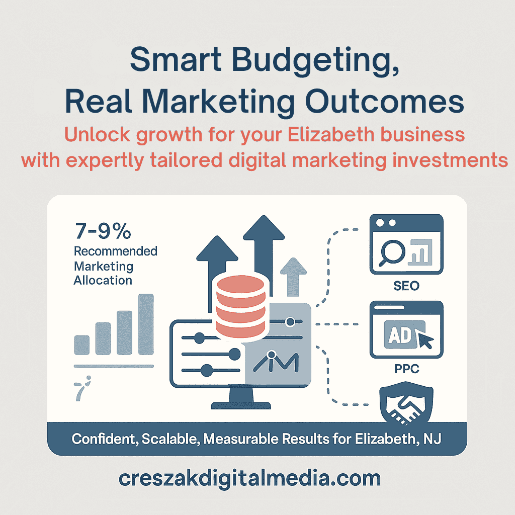 Digital Marketing Services in Elizabeth with smart budget planning and SEO strategy by CresZak Digital Media