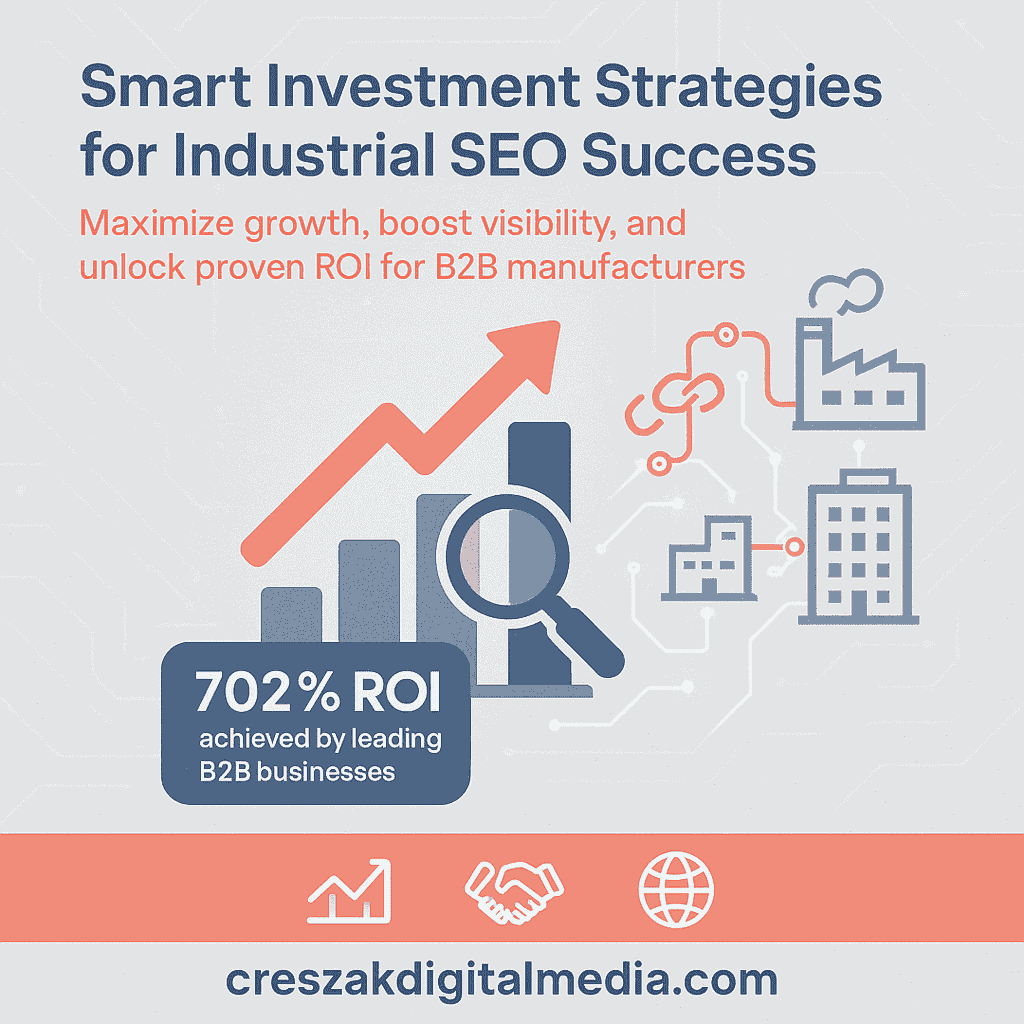 Smart investment strategies for industrial SEO success helping business industry companies rank higher online