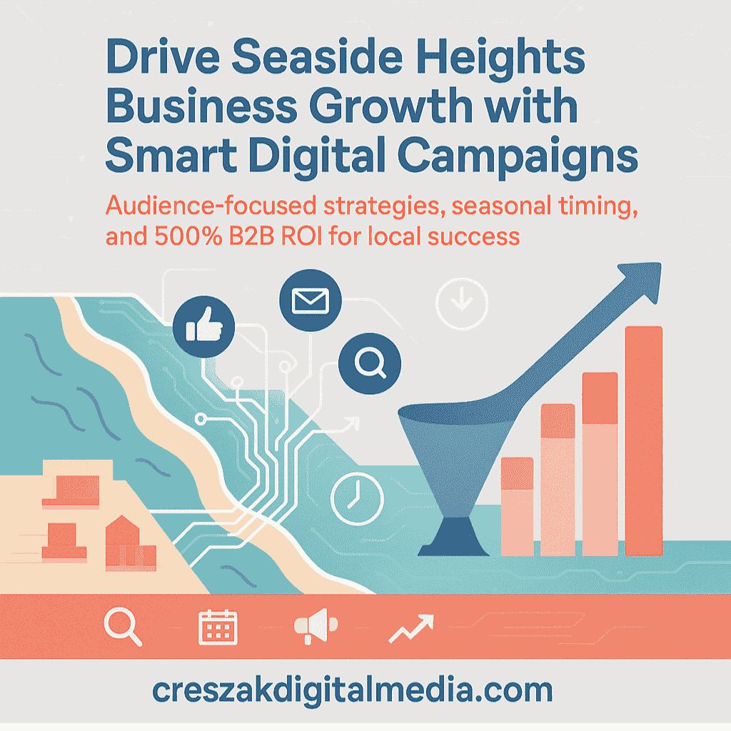 Digital Marketing Services in Seaside Heights creating strategic marketing campaigns with SEO strategy by CresZak Digital Media