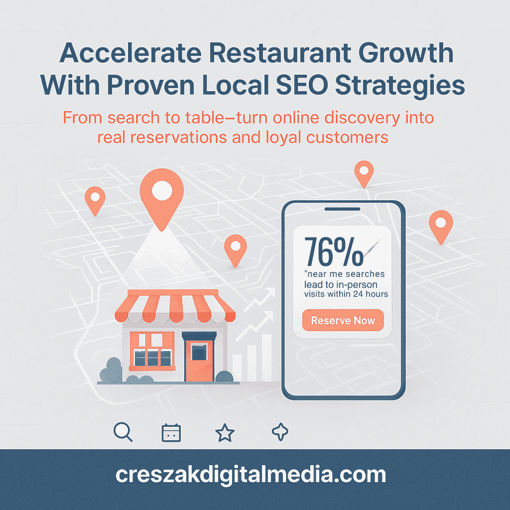 Strategic roadmap transforming search rankings into real customer growth with SEO services for restaurants online