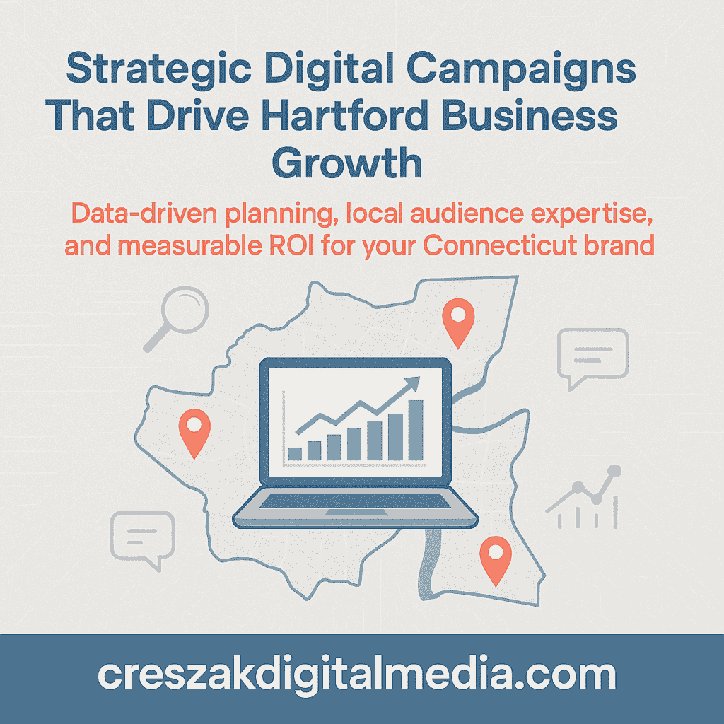 Digital Marketing Services in Hartford strategic planning process with SEO strategy by CresZak Digital Media