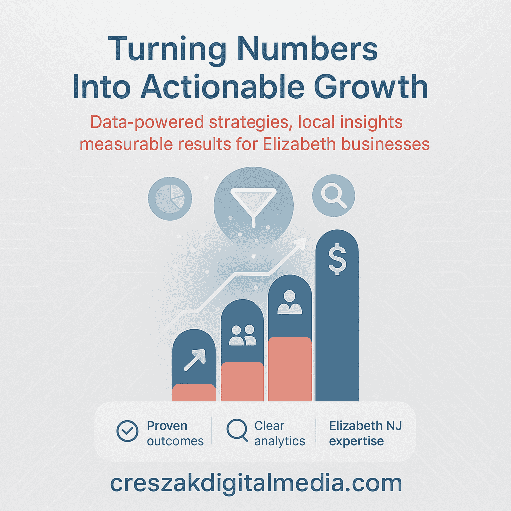 Digital Marketing Services in Elizabeth turning analytics into growth strategies with SEO insights by CresZak Digital Media
