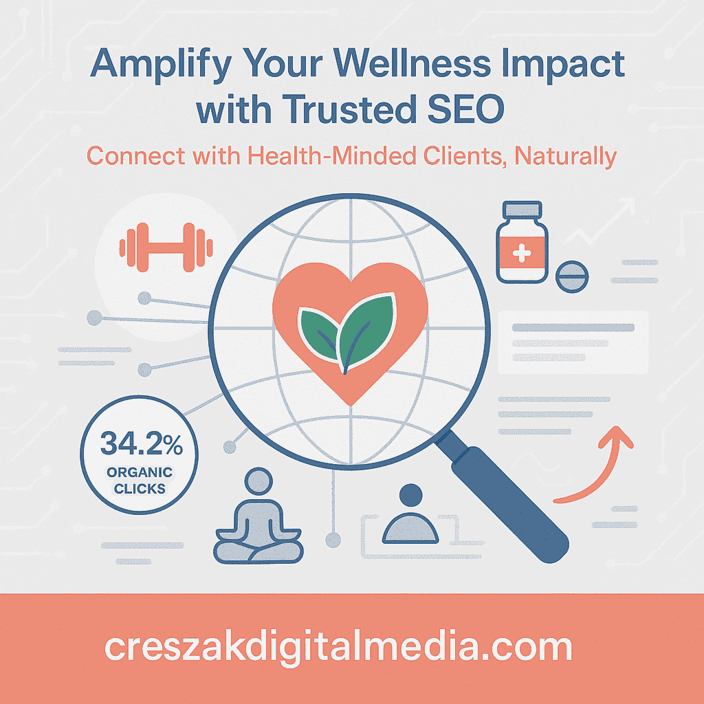 Understanding designed SEO services for health and wellness brands driving patient discovery by CresZak Digital Media