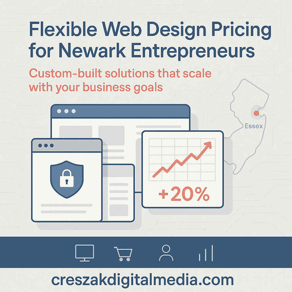 Understanding Web Design Services in Newark pricing with CresZak Digital Media using responsive design for scalable business websites