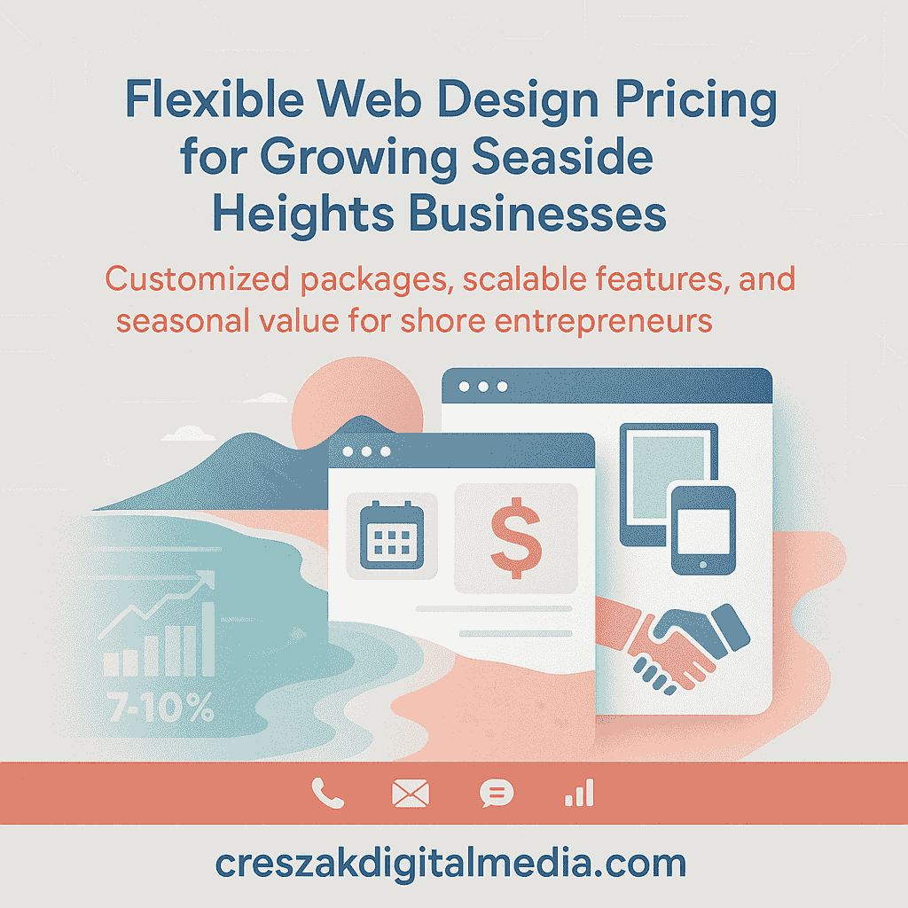 Web Design Services in Seaside Heights pricing insight for businesses planning scalable website development with CresZak Digital Media