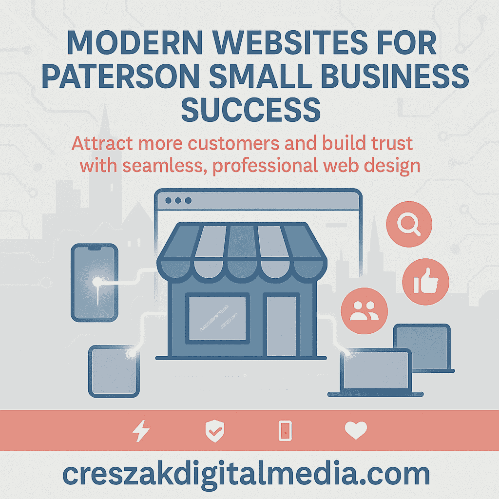 Understanding Professional Web Design Services for Paterson Small Businesses by CresZak Digital Media with responsive UX for local growth